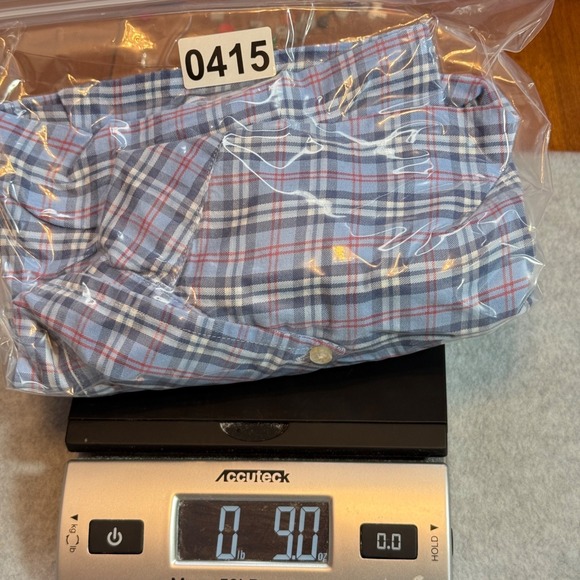 Vineyard Vines Mens Blue & Red Plaid Whale Shirt Button-Down 100% Cotton Size L - Picture 8 of 8